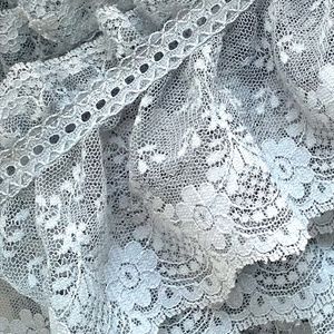 Vintage 70s/80s wide blue lace 15 yards